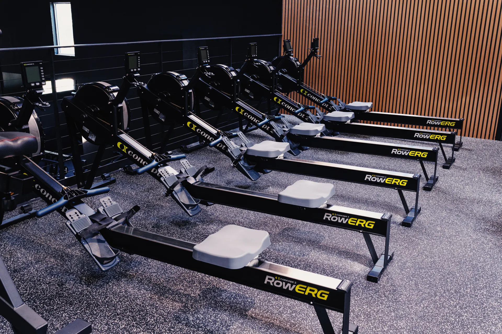 Open equipment floor with Eleiko racks in use at THIS Gym Austin