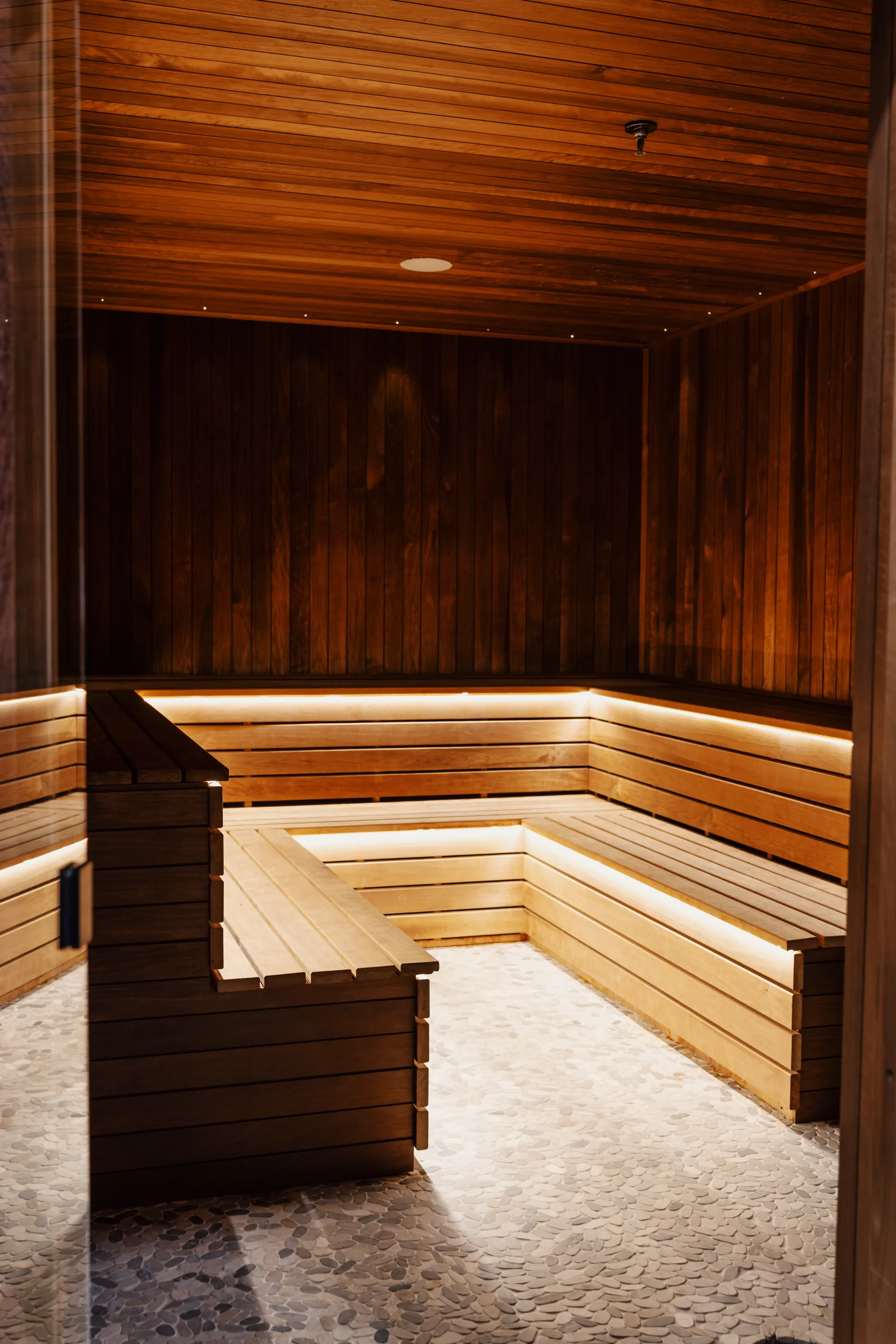 20-person traditional Finnish dry sauna at THIS Gym in South Austin